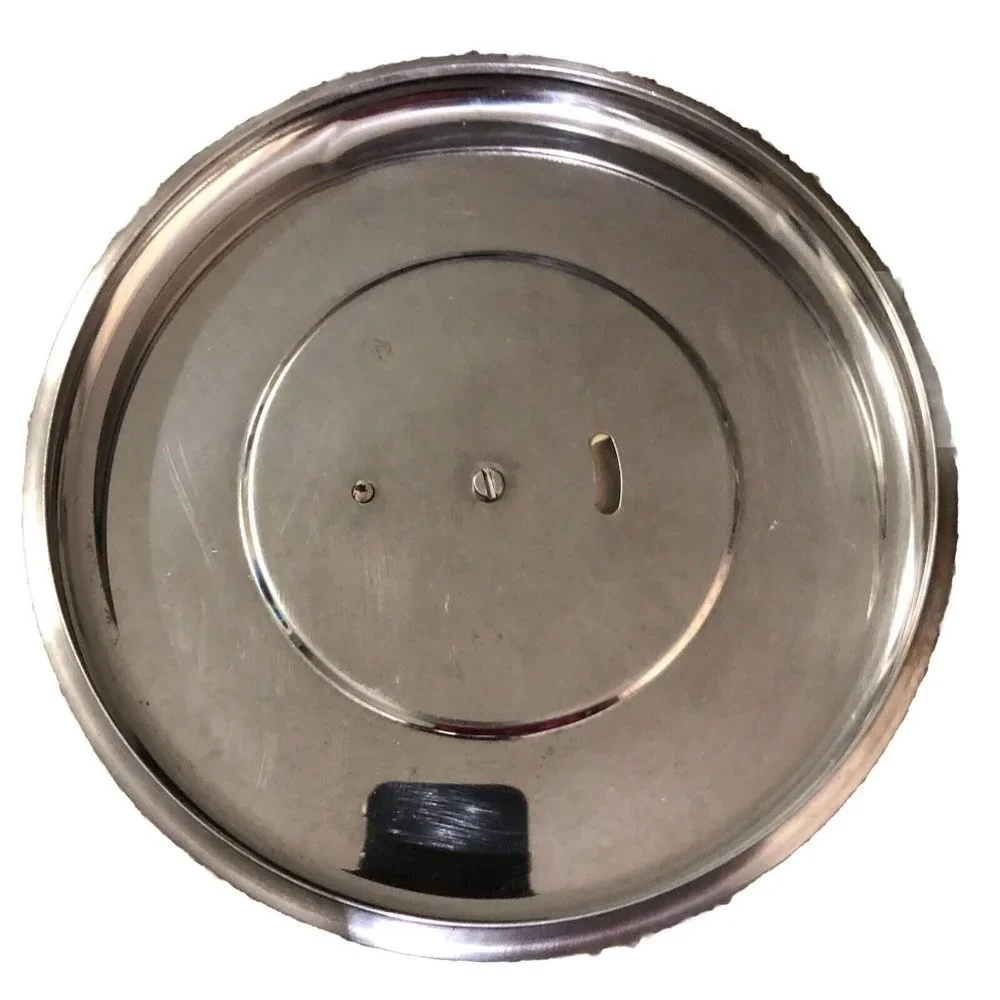 Replacement Pot Pan Lid Stainless Steel Air Vent Knob Used 8.5” Inner Lip - Picture 4 of 13